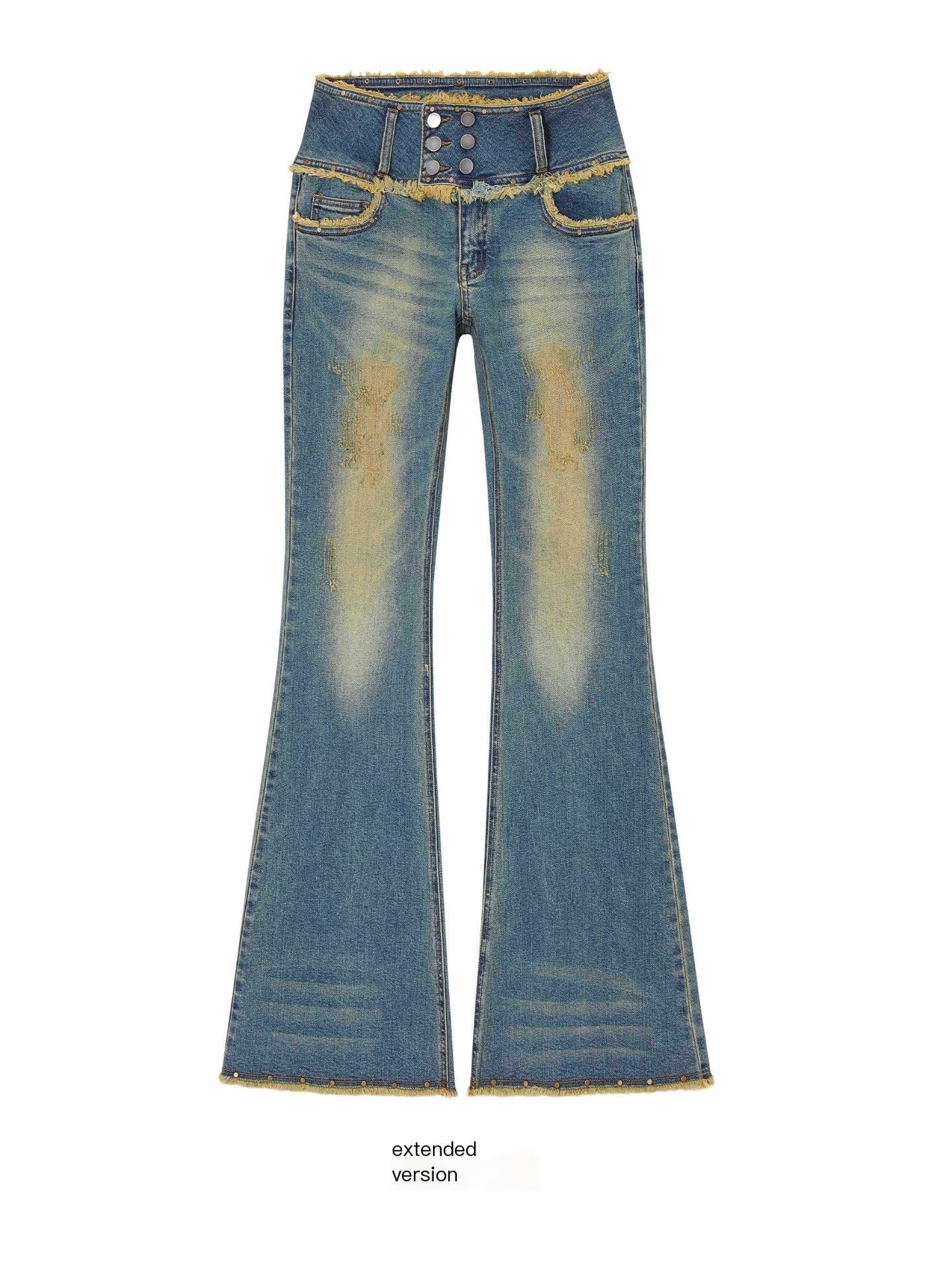 OfAkiva_Vintage_Distressed_Studded_Double_Button_High_Waist_Women&