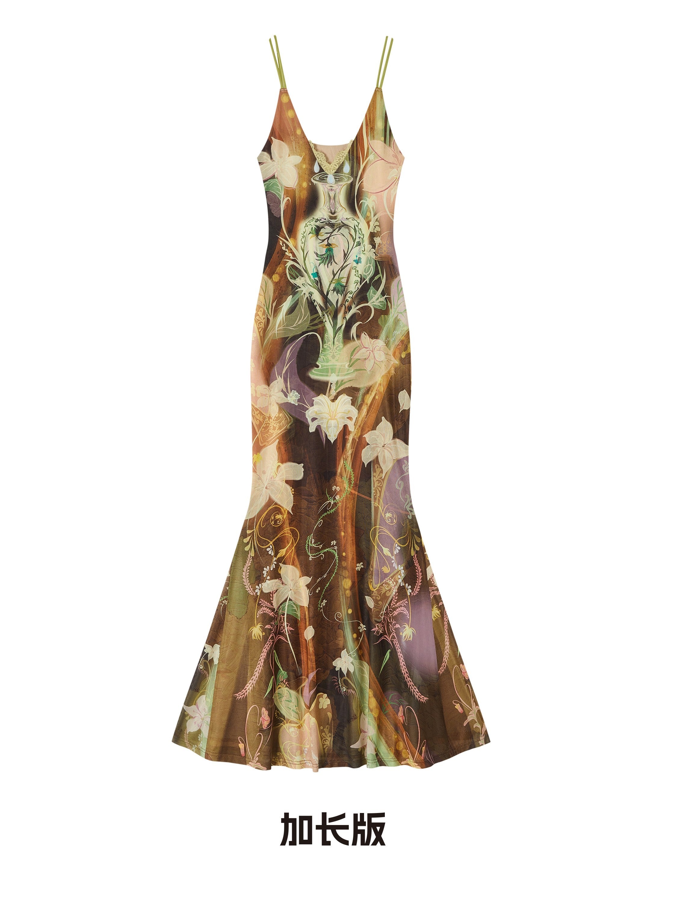 OfAkiva_Vintage_Floral_Ombre_Lace_V-neck_Mermaid_Women&