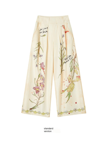 OfAkiva_Vintage_Hand_Painted_Botanical_Floral_High_Waist_Print_Women&