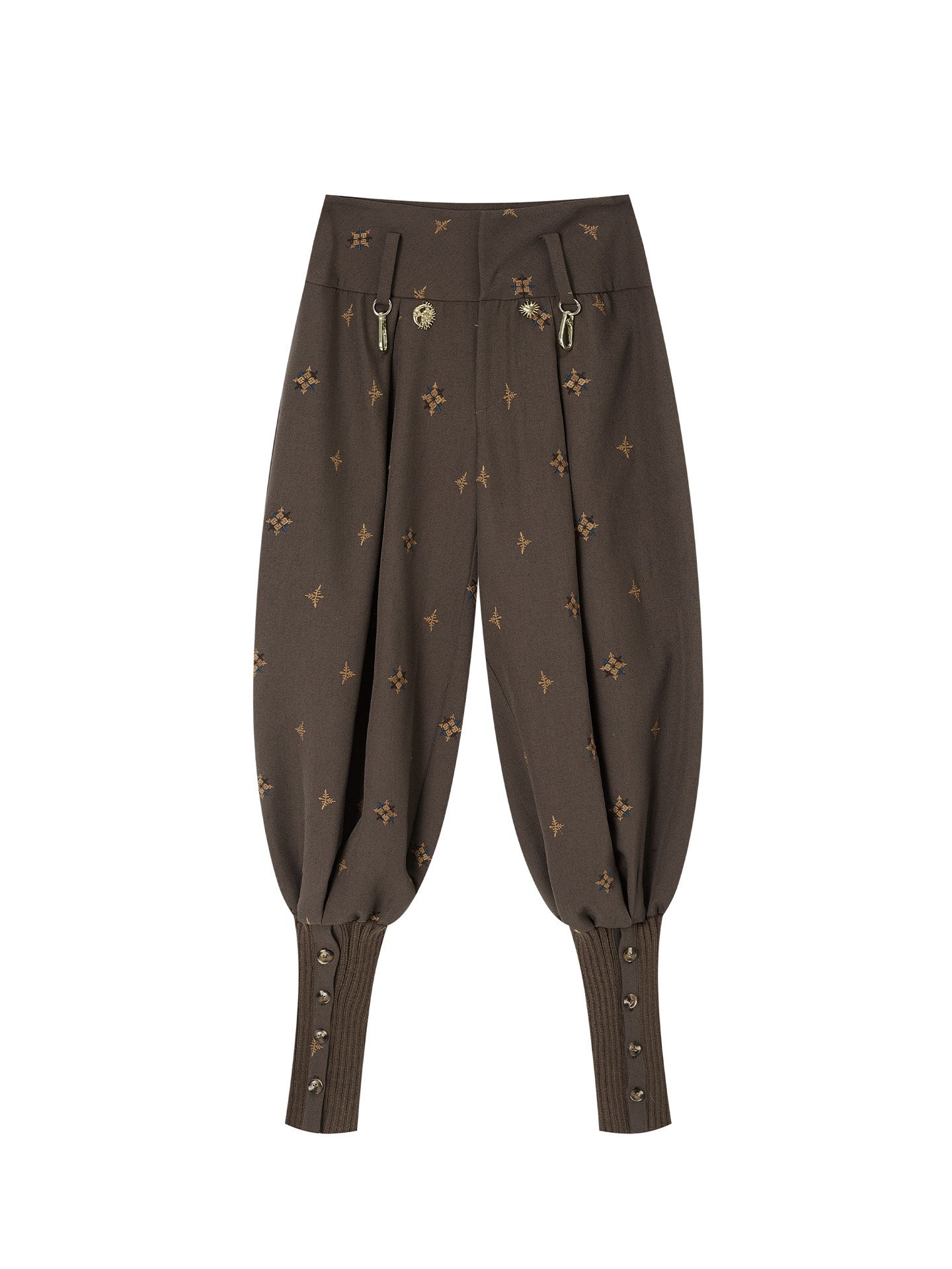 OfAkiva_Vintage_High_Waist_Patchwork_Printed_Lantern_Tapered_Ankle_Women_Casual_Pants_MISSTT