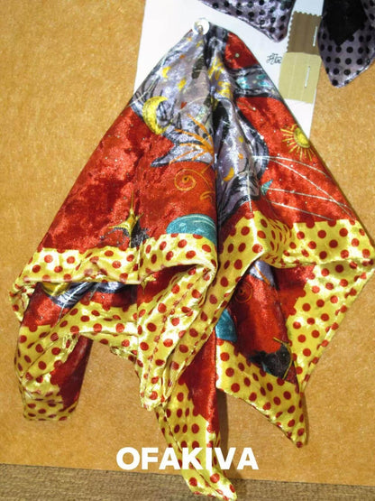 OfAkiva Vintage Original Hand Drawn Polka Dot Print Women&