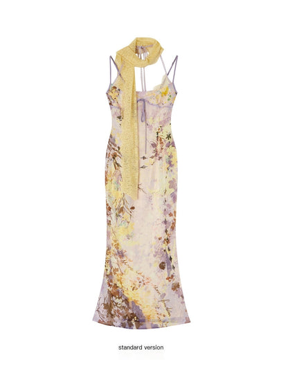OfAkiva_Watercolor_Floral_Oil_Painting_High_Waist_Women&