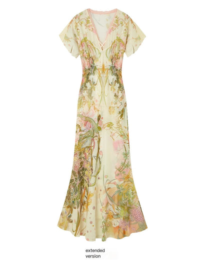 OfAkiva_Watercolor_Floral_Print_New_Chinese_Flying_Sleeve_Fishtail_Women&