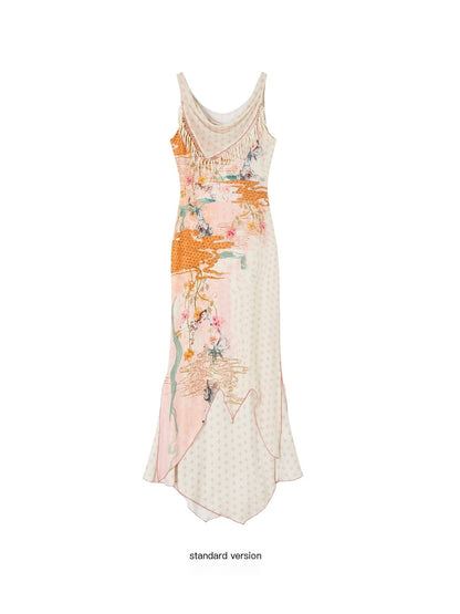 OfAkiva_Watercolor_Floral_Print_Tassel_Double_Layer_Women&