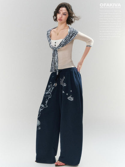 OfAkiva Y2k Faux Layered Knit Slim Fit Women&