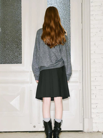 Off Shoulder Rose Jacquard Knit Top With Bow Tie