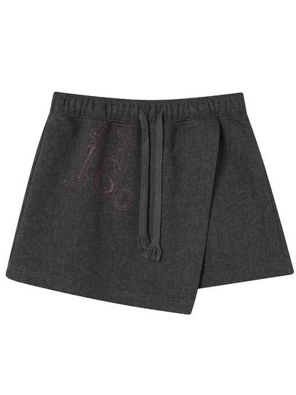 Achihara Renaissance A Line Denim Skirt
