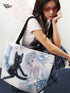 Oogreenapple_Angel_Cat_Print_Y2k_Highstreet_Rectangular_Tote_Women&