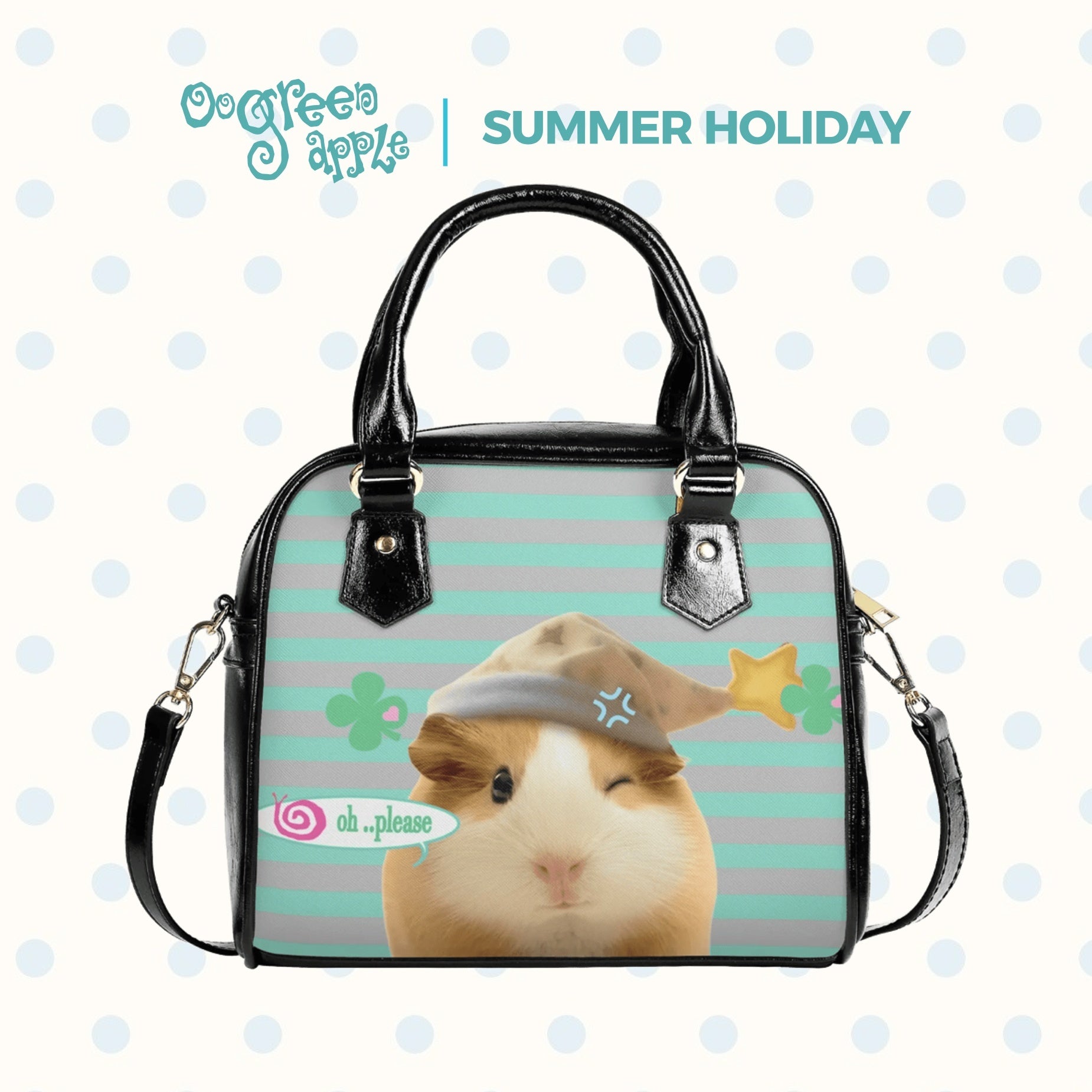Oogreenapple_Boxy_Plaid_Heart_Striped_Cartoon_Guinea_Pig_Women&