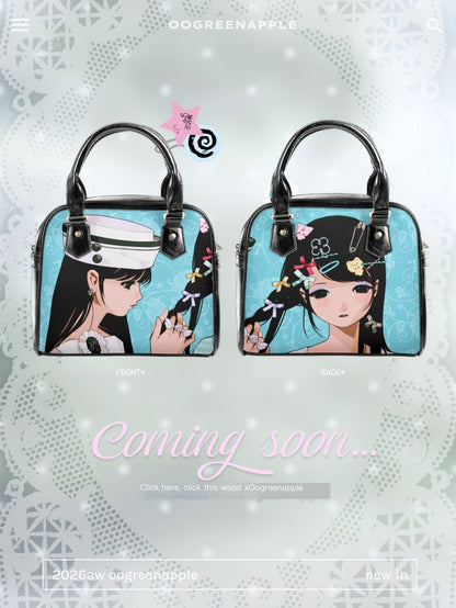 Oogreenapple_Cartoon_Illustration_Pillow_Square_Women&