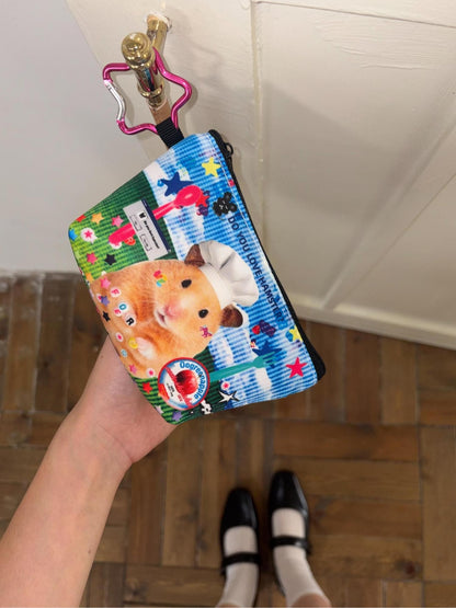 Oogreenapple Cute Cool Square Waterproof Zippered Carabiner Women&
