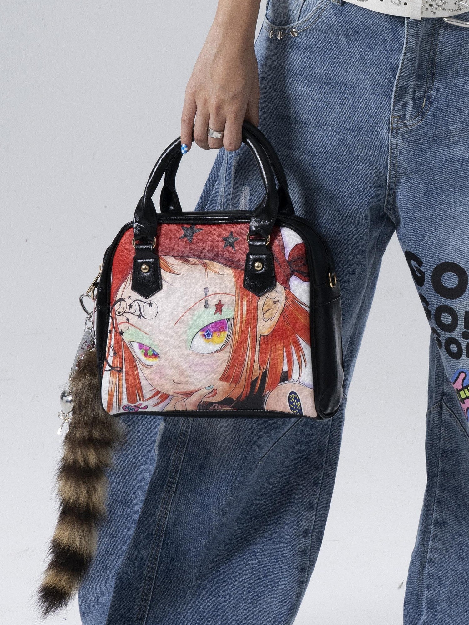 Oogreenapple Doll Subculture Ita Street Sweet Cool Crossbody Women&