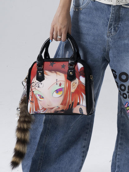Oogreenapple Doll Subculture Ita Street Sweet Cool Crossbody Women&