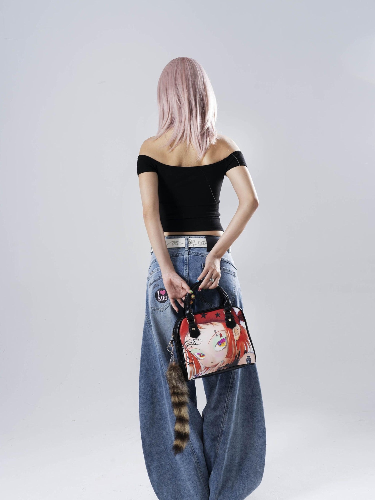 Oogreenapple Doll Subculture Ita Street Sweet Cool Crossbody Women&
