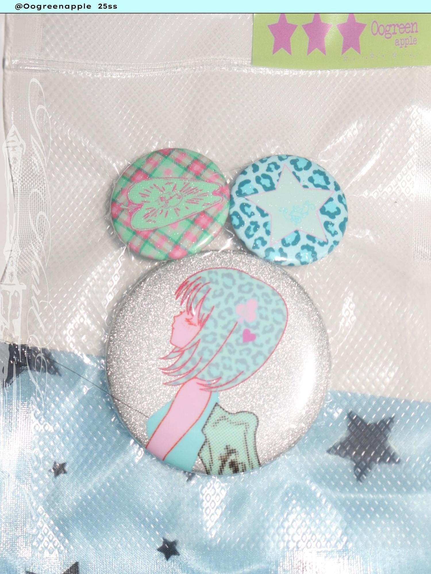 Oogreenapple Hand Painted Subculture Apple Angel Doll Women&