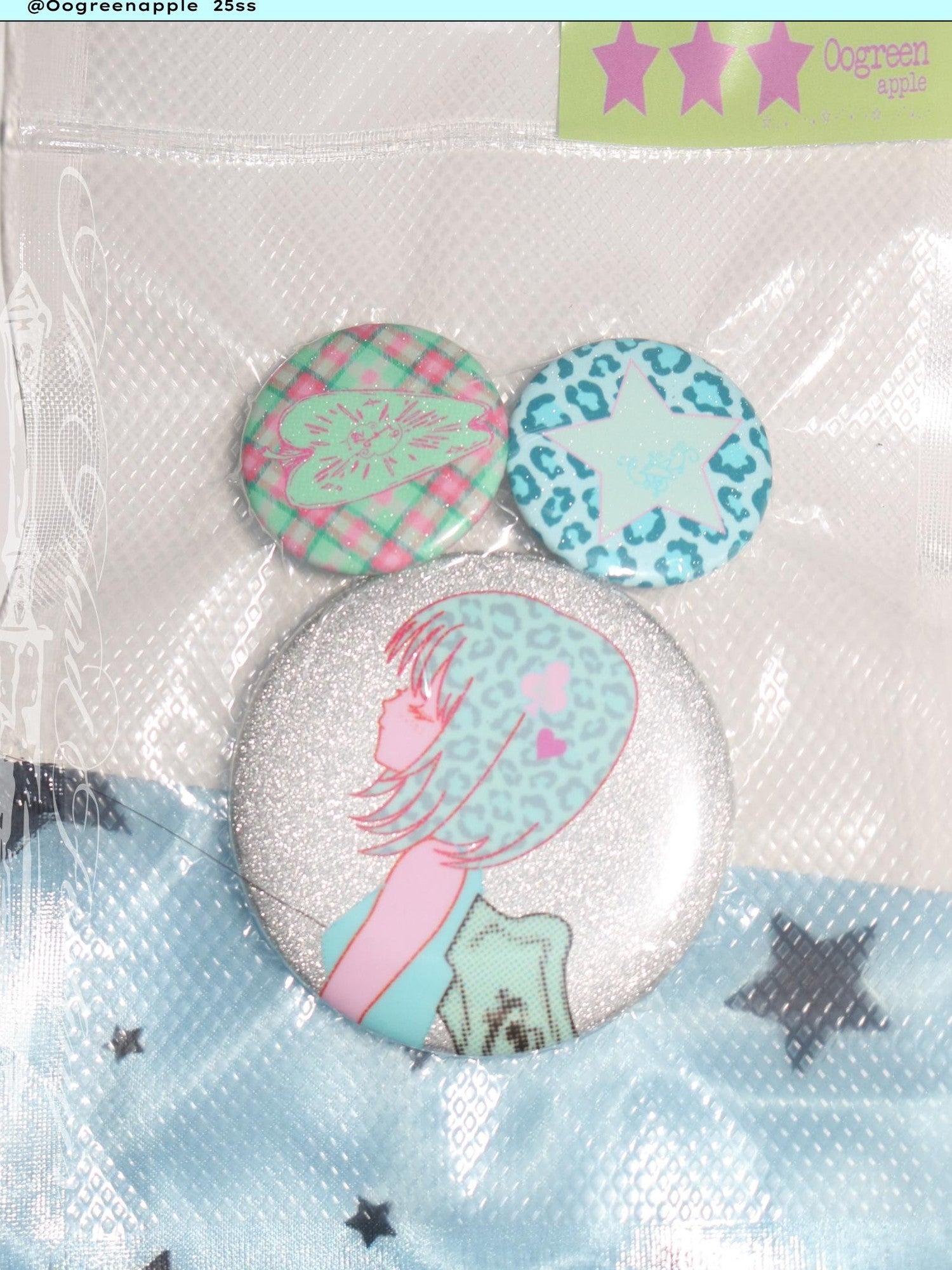 Oogreenapple Hand Painted Subculture Apple Angel Doll Women&