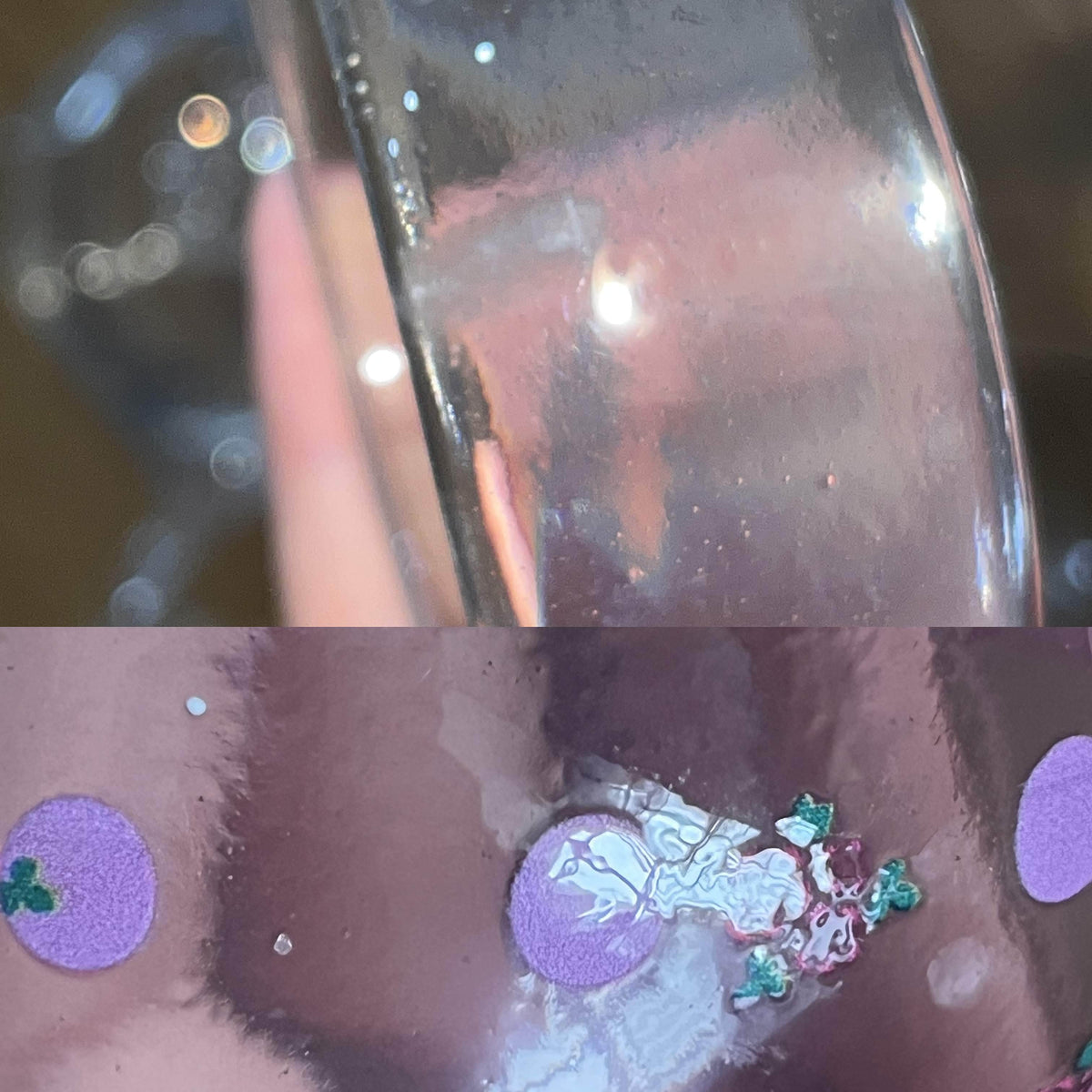 Oogreenapple_Hibiscus_Print_Diamond_Angel_Wing_Polka_Dot_Rose_Resin_Women&
