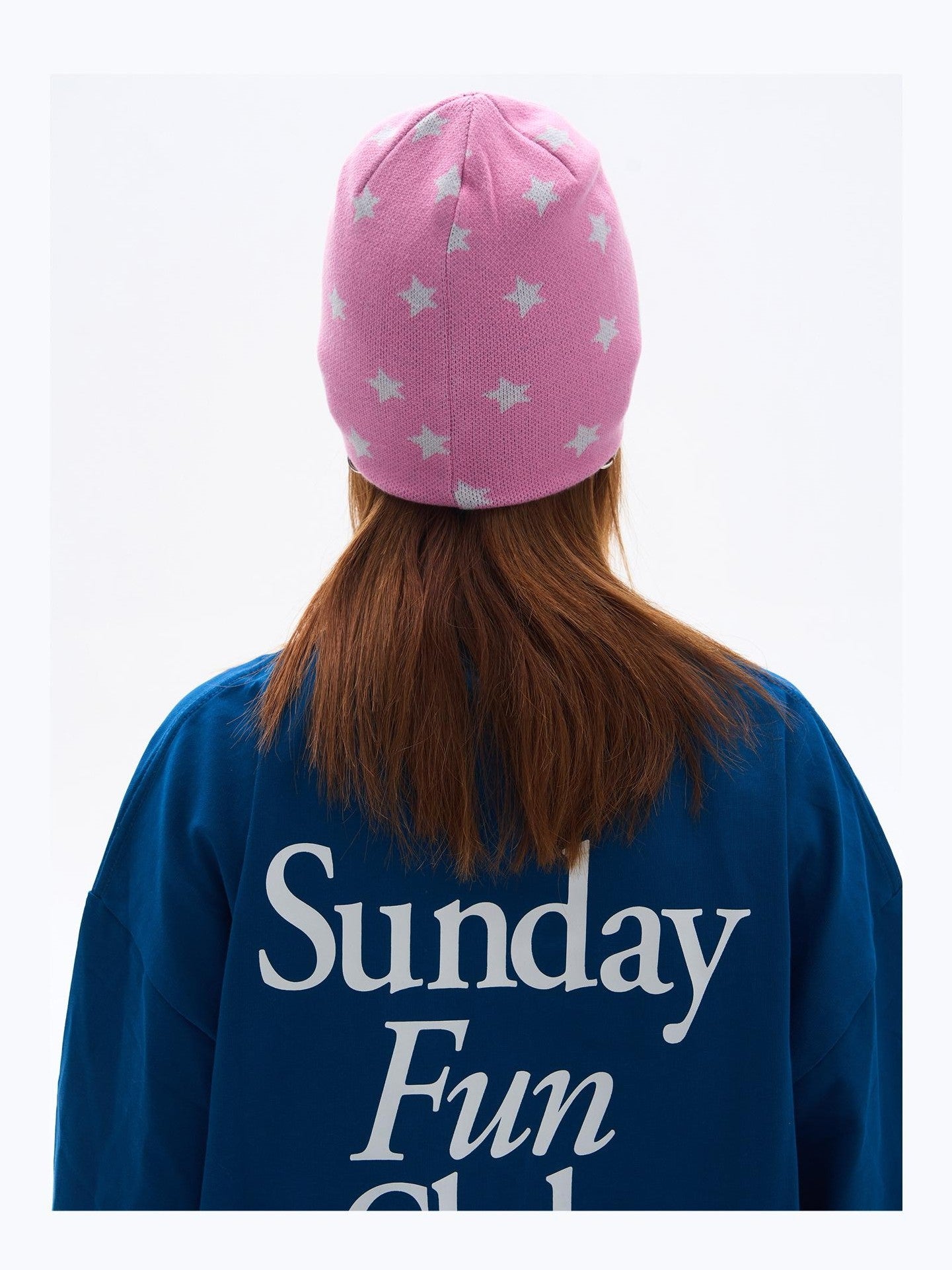 Oogreenapple Playful Dopamine Polka Dot Star Print Korean Women&