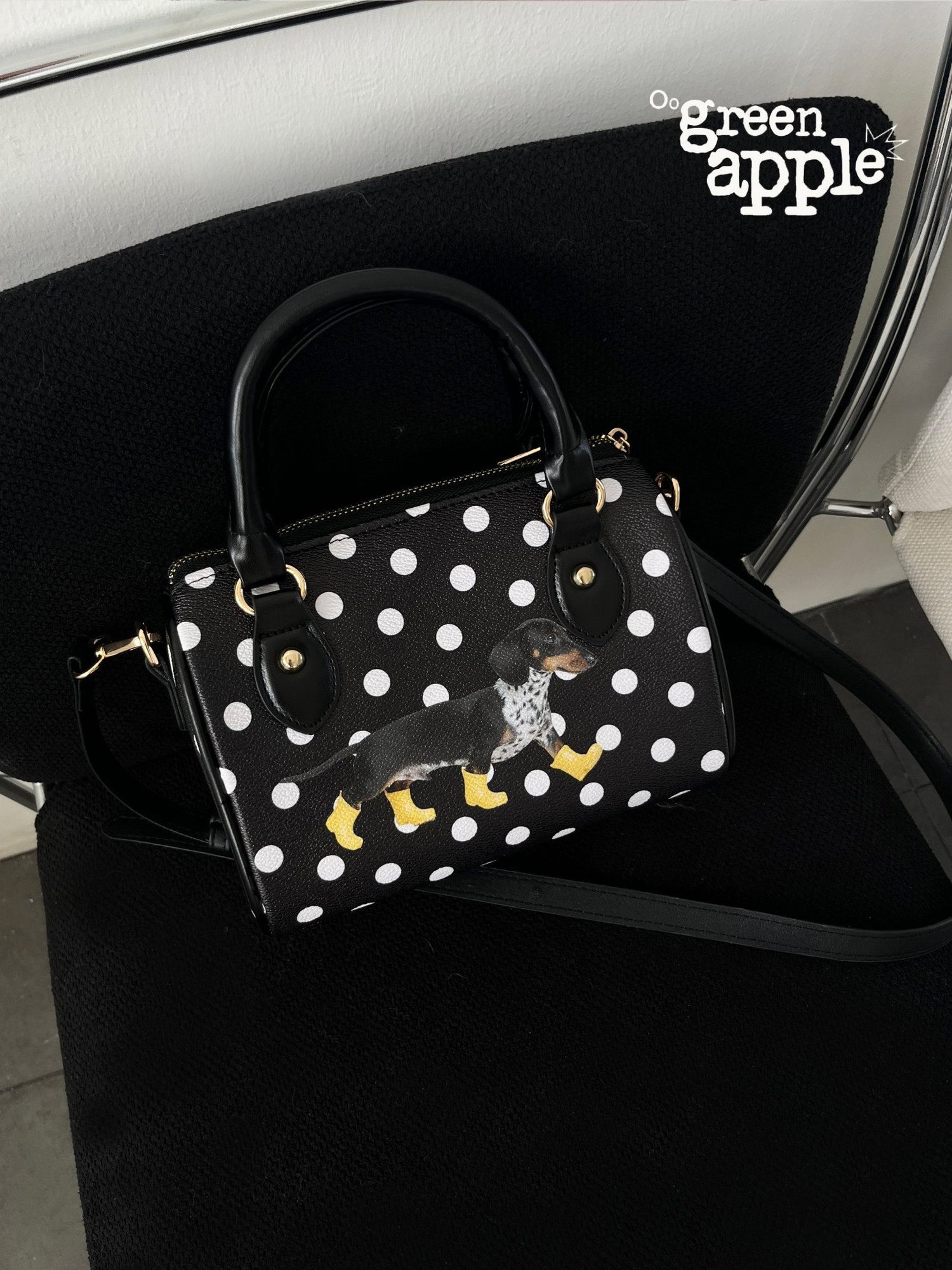 Oogreenapple_Polka_Dot_Dachshund_Print_Pillow_Crossbody_Tote_Women&