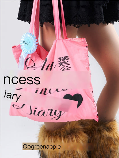 Oogreenapple_Polka_Dot_Lettering_Vintage_Tote_Women&