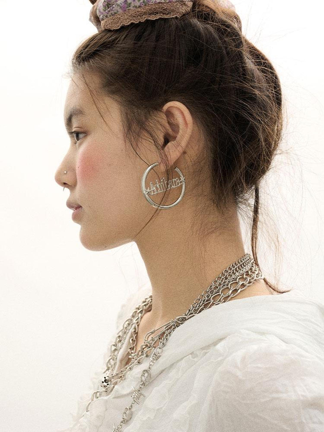 Achihara Orbit Star Earrings Chic Celestial Hoops