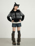 Achihara Milk Tea Hoodie Knit Sweater