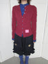 OurHappy_Candy_Color_Ribbed_Knit_Ruffle_Button_Down_Women&