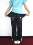 OurHappy_Vertical_Stripe_Lace_Trim_Decorative_Buttons_Brushed_Women&