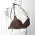 Update OPEN AESTHETIC Embroidered Mesh Halter Top With Patchwork