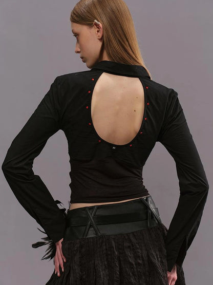 Outmode Deconstructed Corset Back Punk Shirt