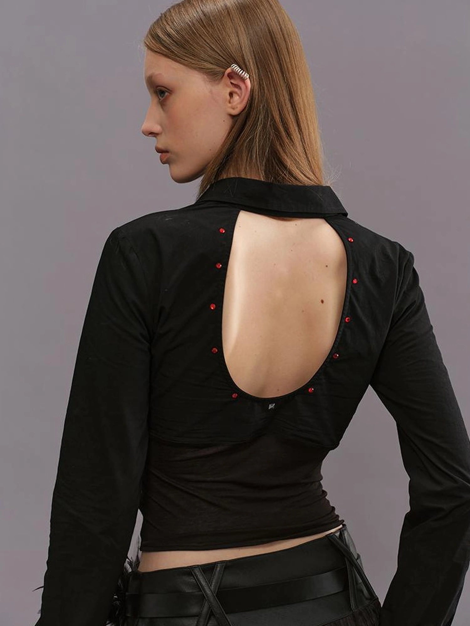 Outmode Deconstructed Corset Back Punk Shirt