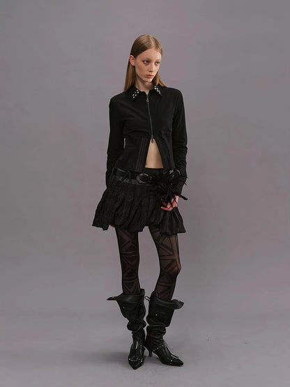 Outmode Deconstructed Corset Back Punk Shirt