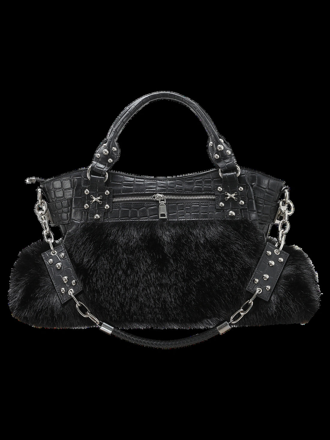 Outmode Furever Punk Textured Tote