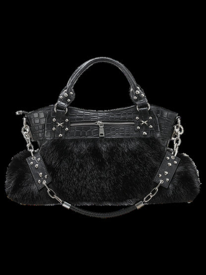 Outmode Furever Punk Textured Tote