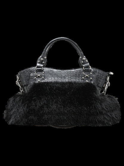 Outmode Furever Punk Textured Tote