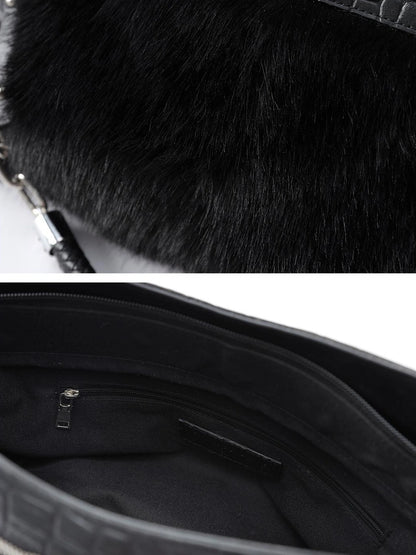 Outmode Furever Punk Textured Tote