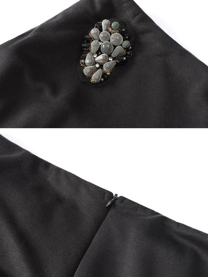 Outmode Punk Rock Knit Maxi Skirt
