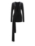 Outmode_Punk_Studded_Ribbon_Tie_Dress_V-neck_T-shirt_Long_Sleeve_MISSTT