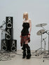 Outmode Rock N Roll Checkered Corset Set Skirt