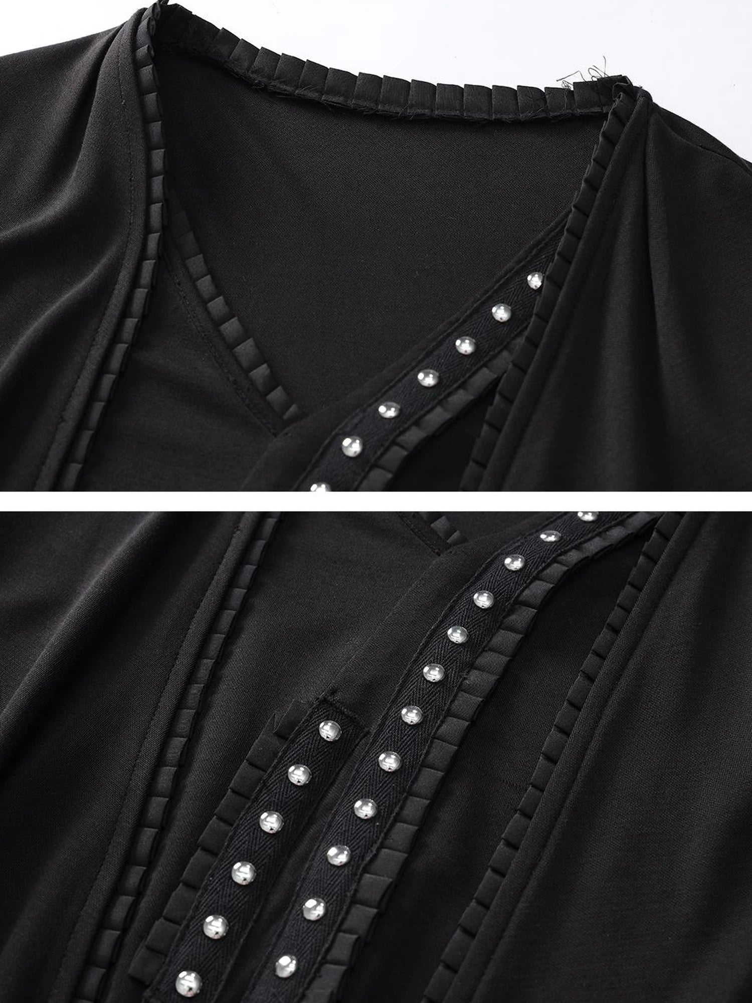 Outmode Rock N Roll Lace Trim Layered Top
