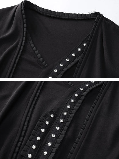 Outmode Rock N Roll Lace Trim Layered Top