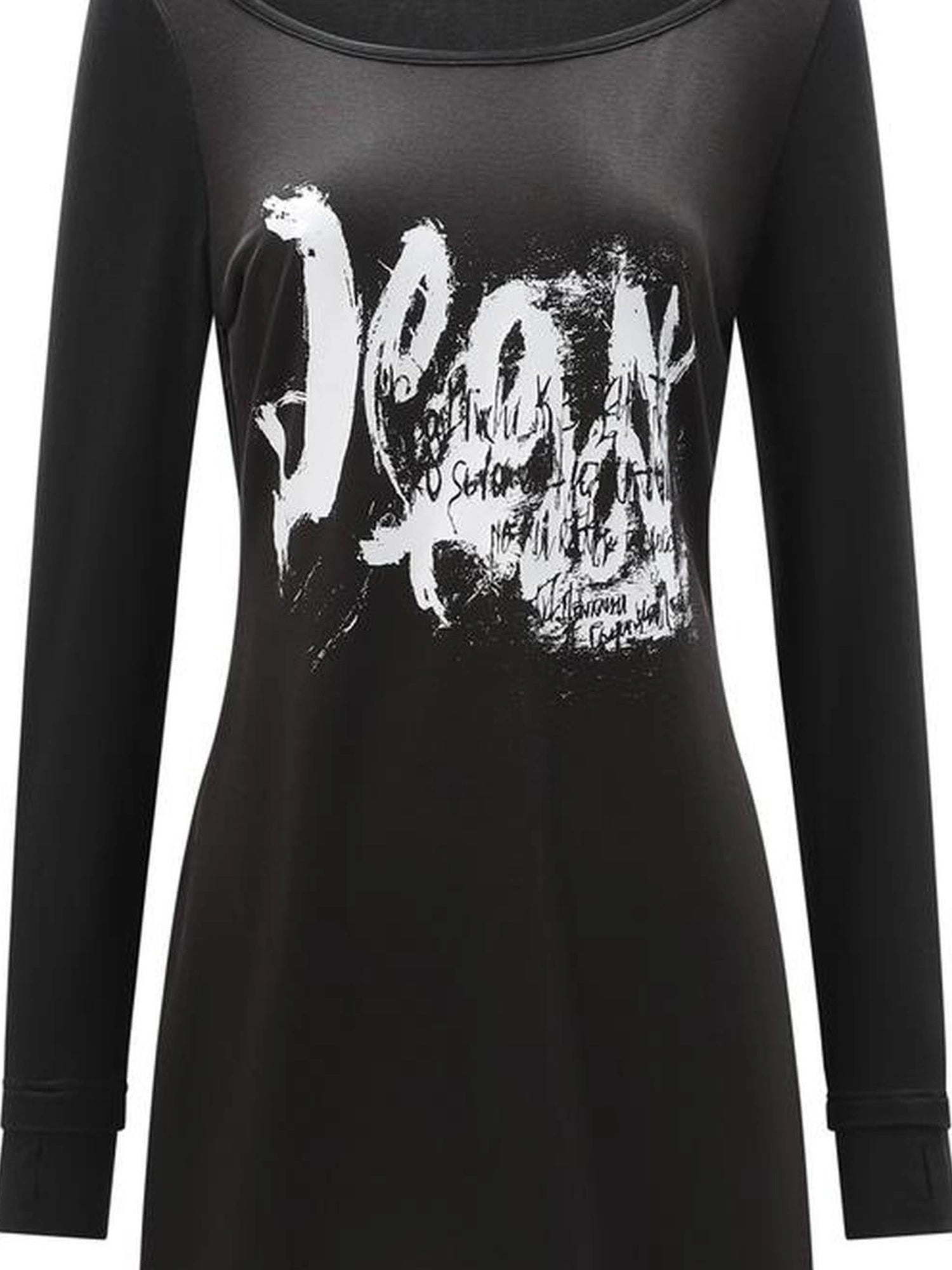 Outmode Rock N Roll Off Shoulder Lace Trim Dress