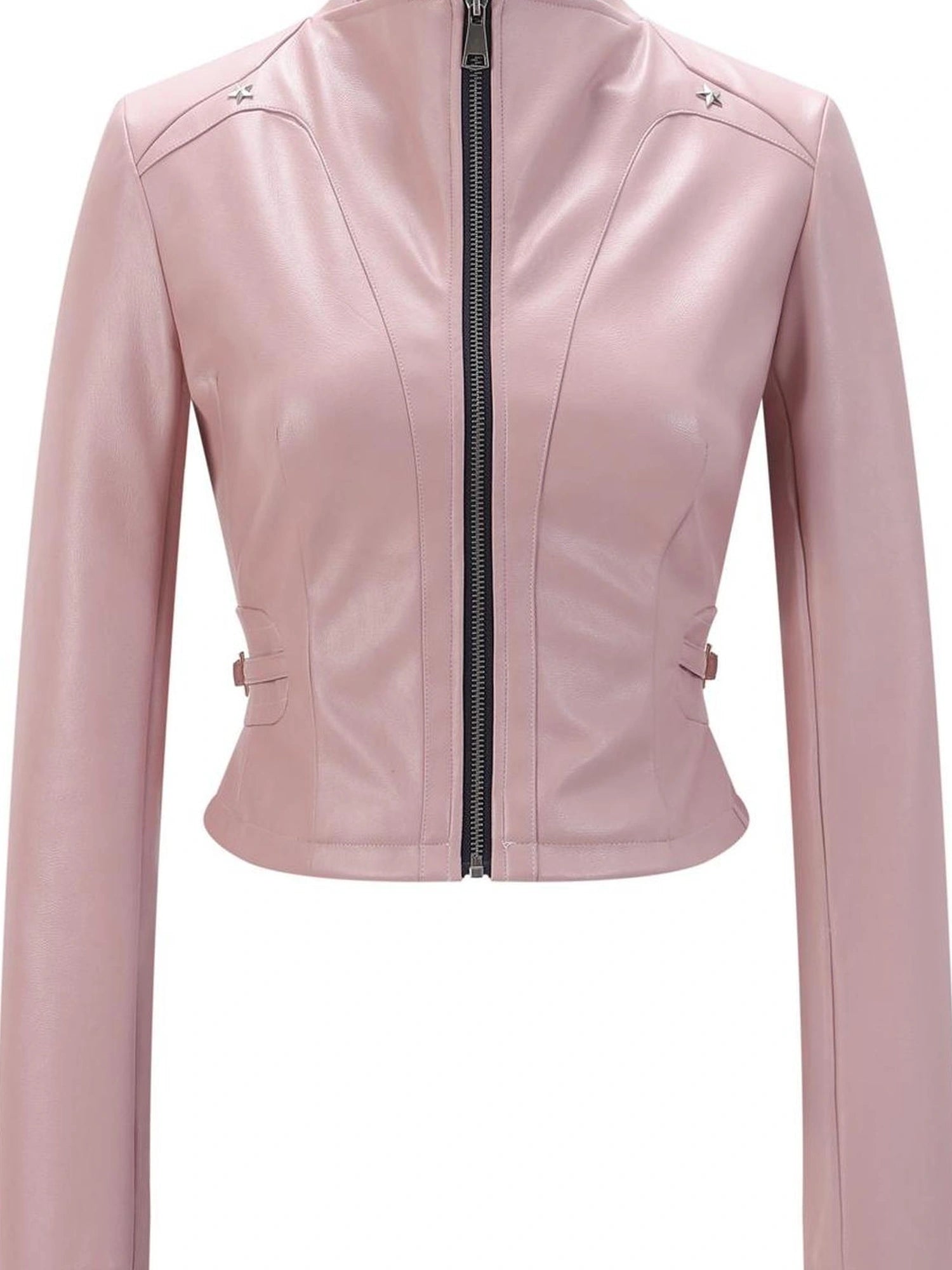 Outmode Rock N Roll Vegan Leather Biker Jacket