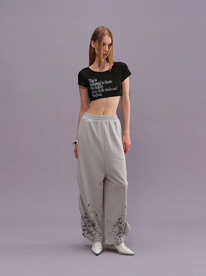 Outmode_Soul_&amp;_Shadow_Fitted_Cropped_V-neck_T-shirt_MISSTT