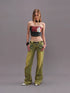 Outmode_Vintage_Washed_Green_High_Waisted_Flared_Jeans_MISSTT