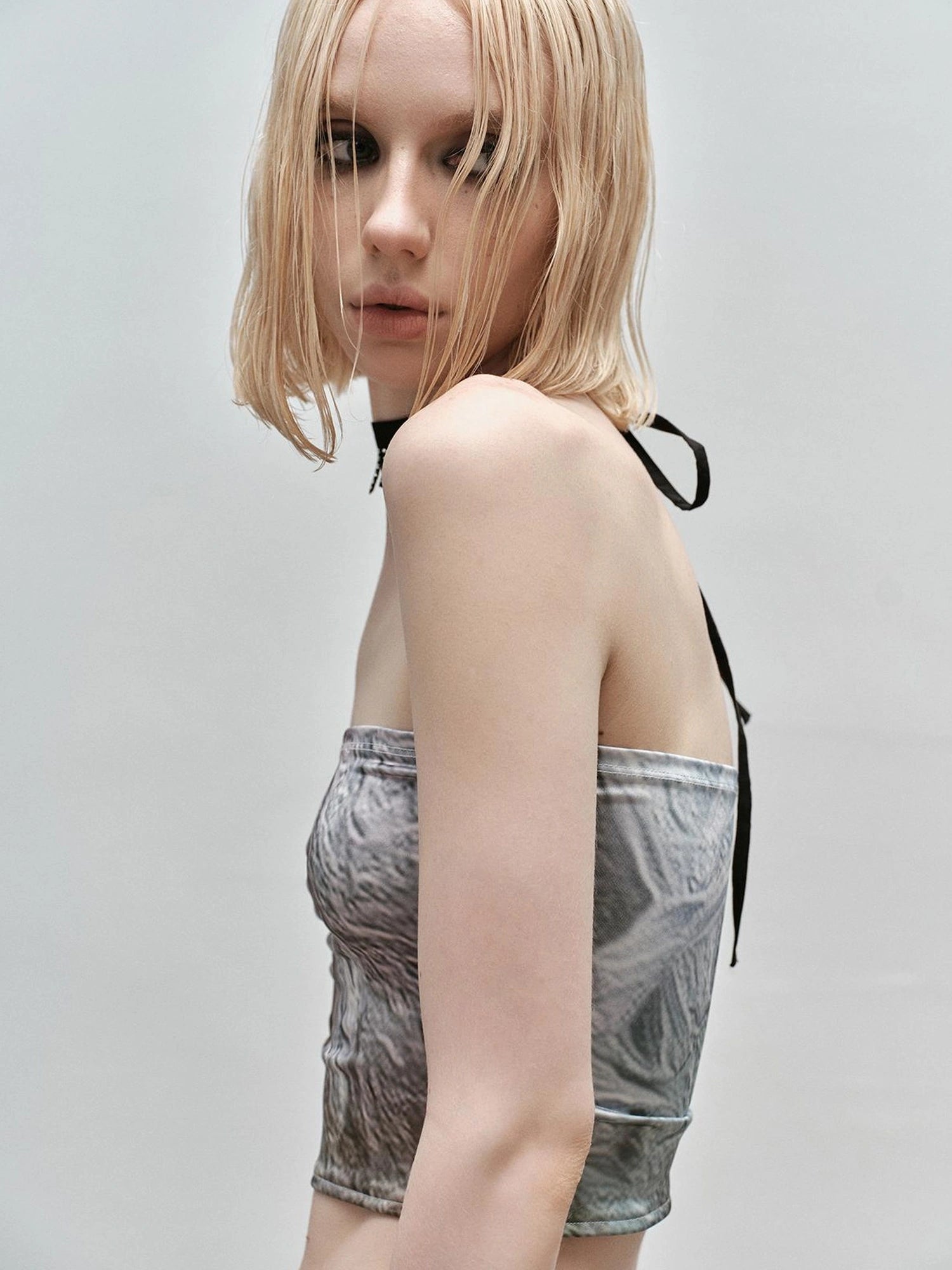 Outmode Wilderness Floral Bustier Top