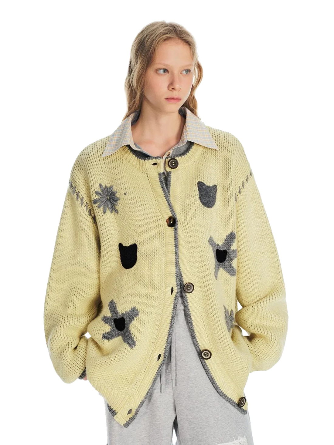 Outthe-Blue-Wool-Icelandic-Handmade-Needle-3D-Flower-Cat-Embroidery-Thick-Jacquard-Sweater-Cardigan-19