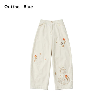 OuttheBlue_3d_Crochet_Floral_Embroidered_Corduroy_Wide_Leg_Women&