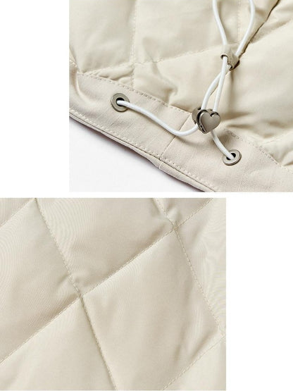 OuttheBlue 90 Percent Duck Down Vintage Relaxed Fit Lapel Collar Down Jackets