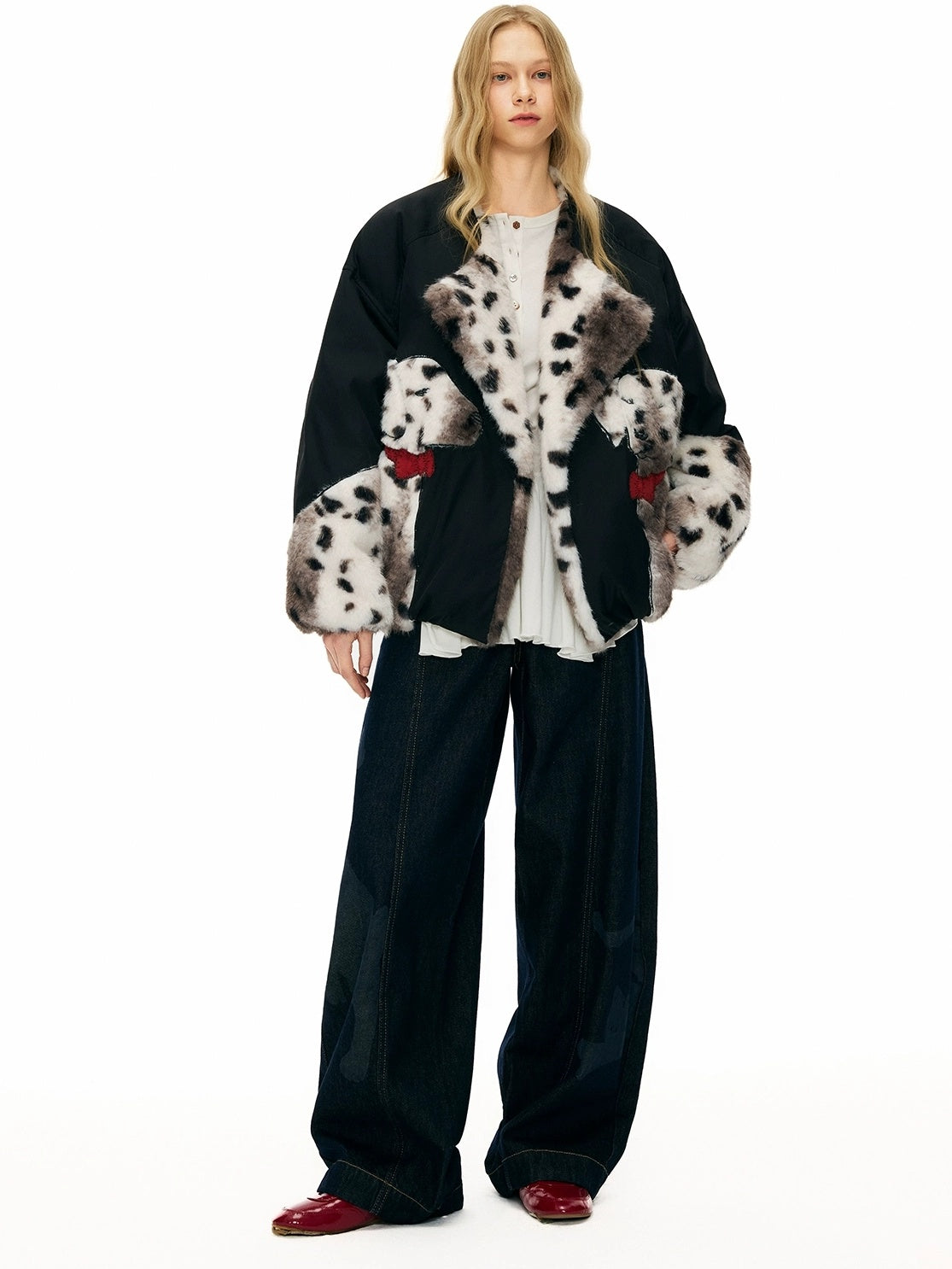 OuttheBlue 90% White Duck Down Warm Thick Casual Black Women Polyester Down Jacket